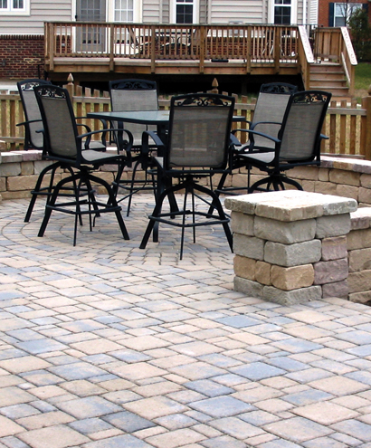 Residential Brick Patio