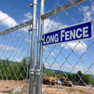 Chain Link Fence near Construction Site