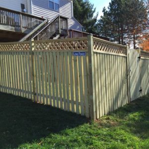 Residential Wood Fence | Wood Fence Panels, Design & Installation ...
