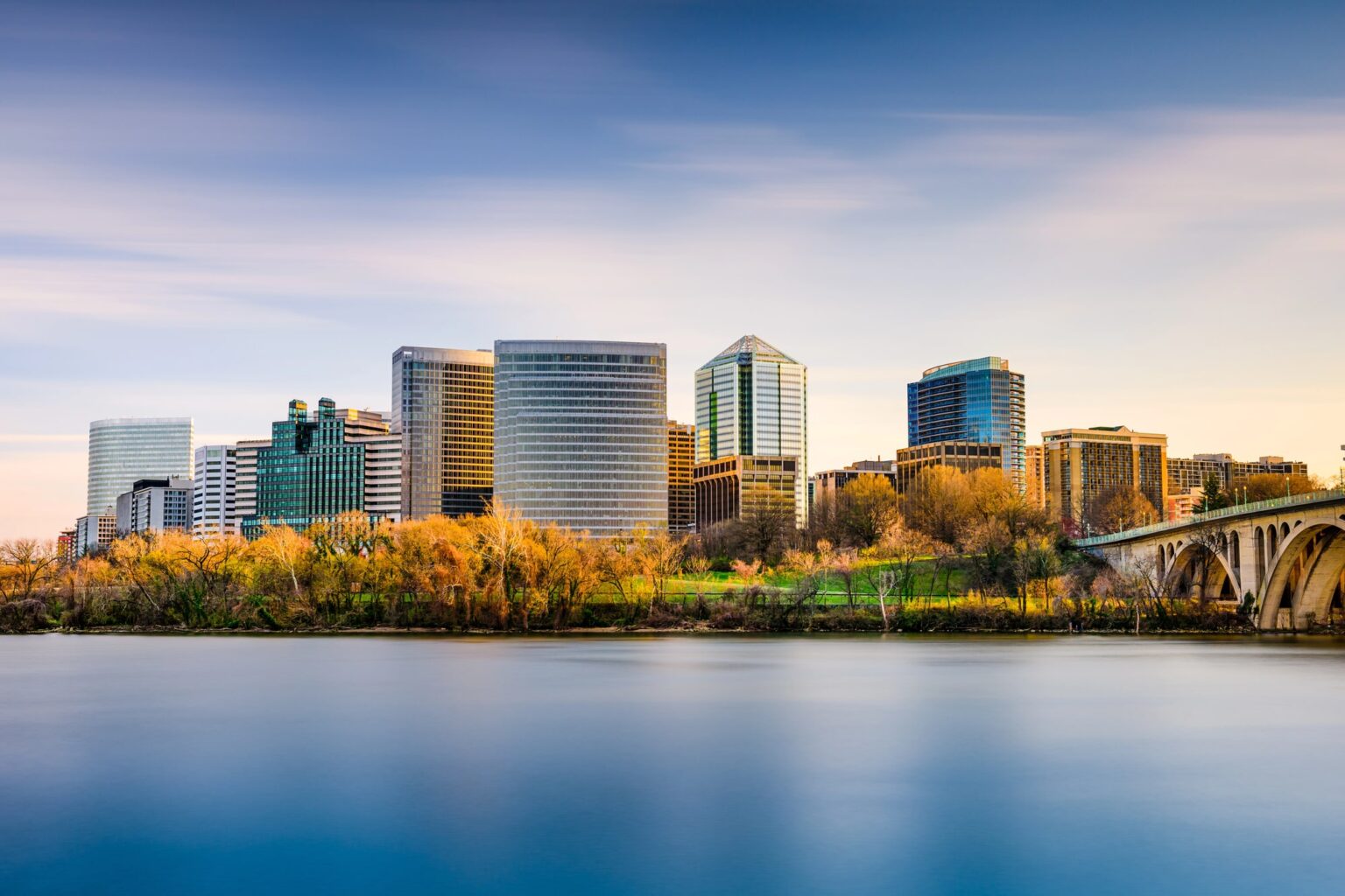 Arlington Virginia seen from the Potomac River